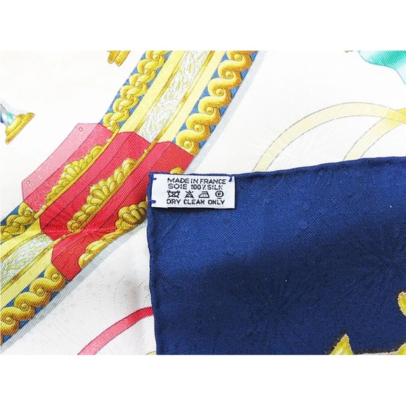 Hermes Multicolor Carousel Silk Scarf - Picture 11 of 12